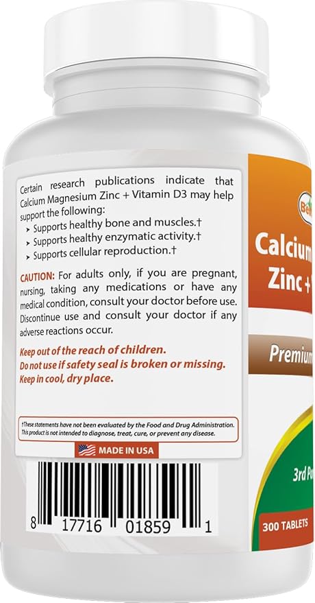 Calcium Magnesium Zinc with Vitamin D3