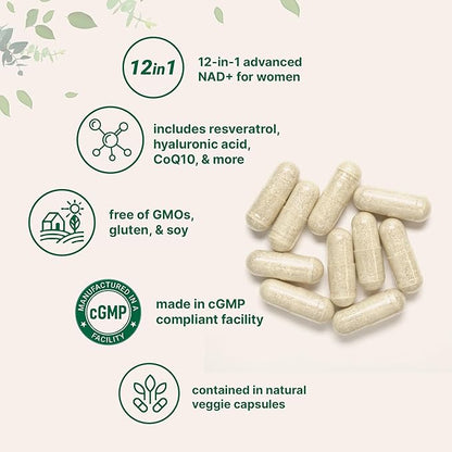 Liposomal NAD+ for Women Complex