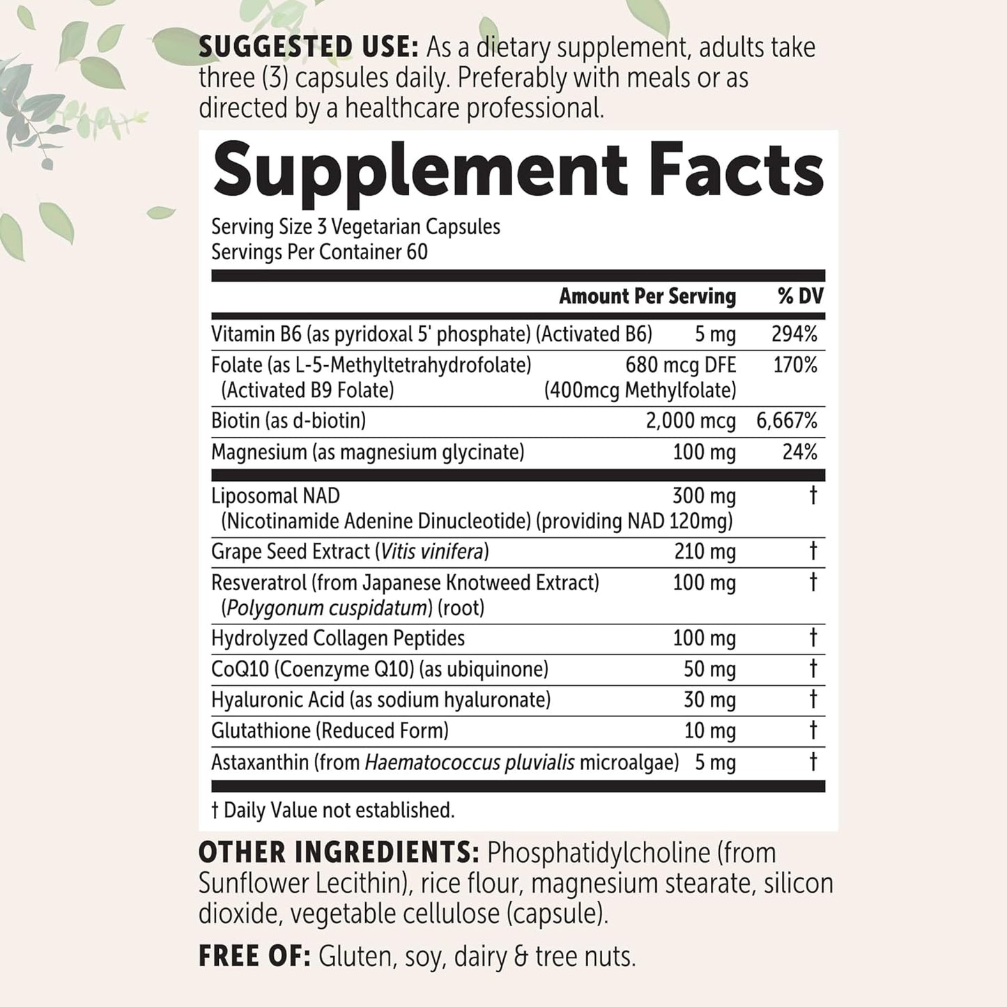 Liposomal NAD+ for Women Complex