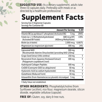 Liposomal NAD+ for Women Complex