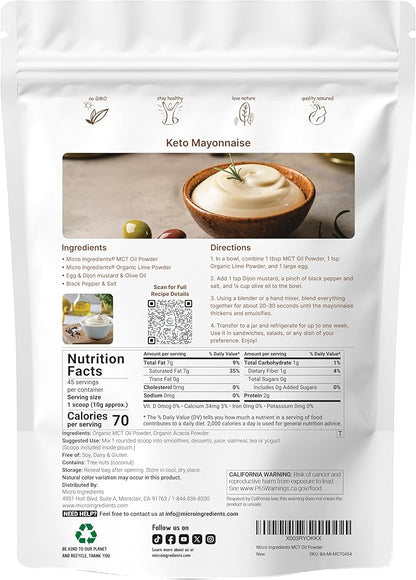 Pure MCT Energy Powder