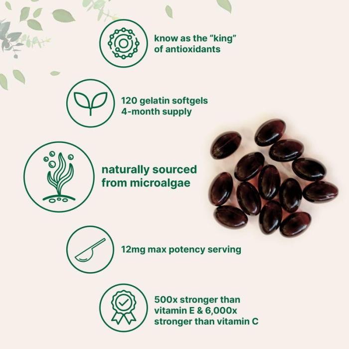 Astaxanthin 12mg with MCT Oil